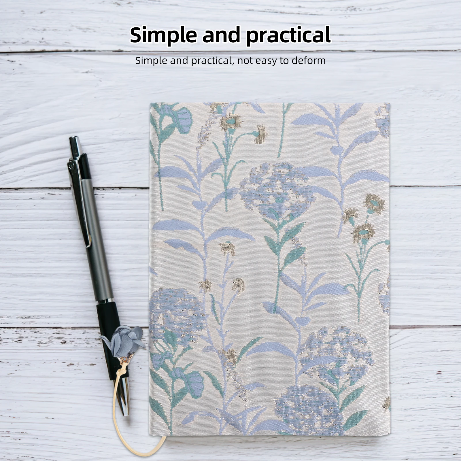 Custodia per notebook in tessuto A5 Elegante custodia per libro fatta a mano Elegante custodia protettiva per quaderni decorativi creativi