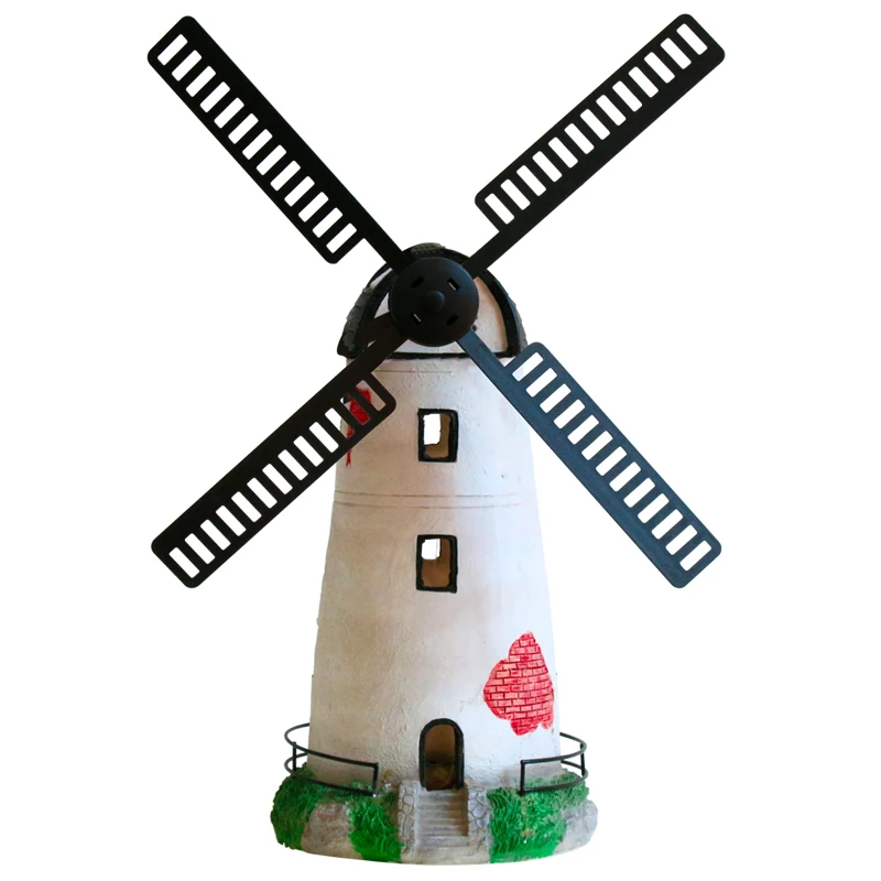 

Solar lighthouse handicraft model ornament resin