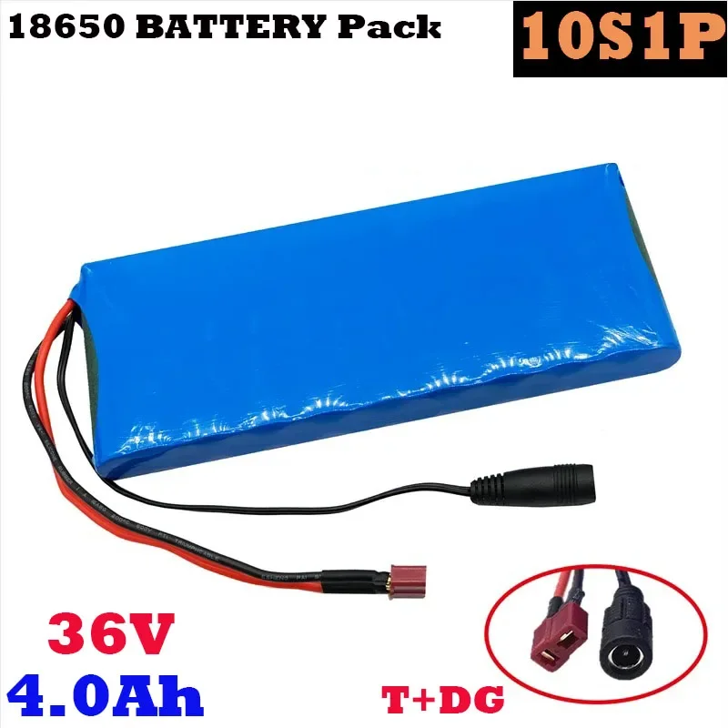 36V Battery Pack 10S1P 4000mah 4Ah 18650 20A BMS 500W Lithium Li-ion Rechargeable Batteries Ebike Electric Car Bicycle Scooter