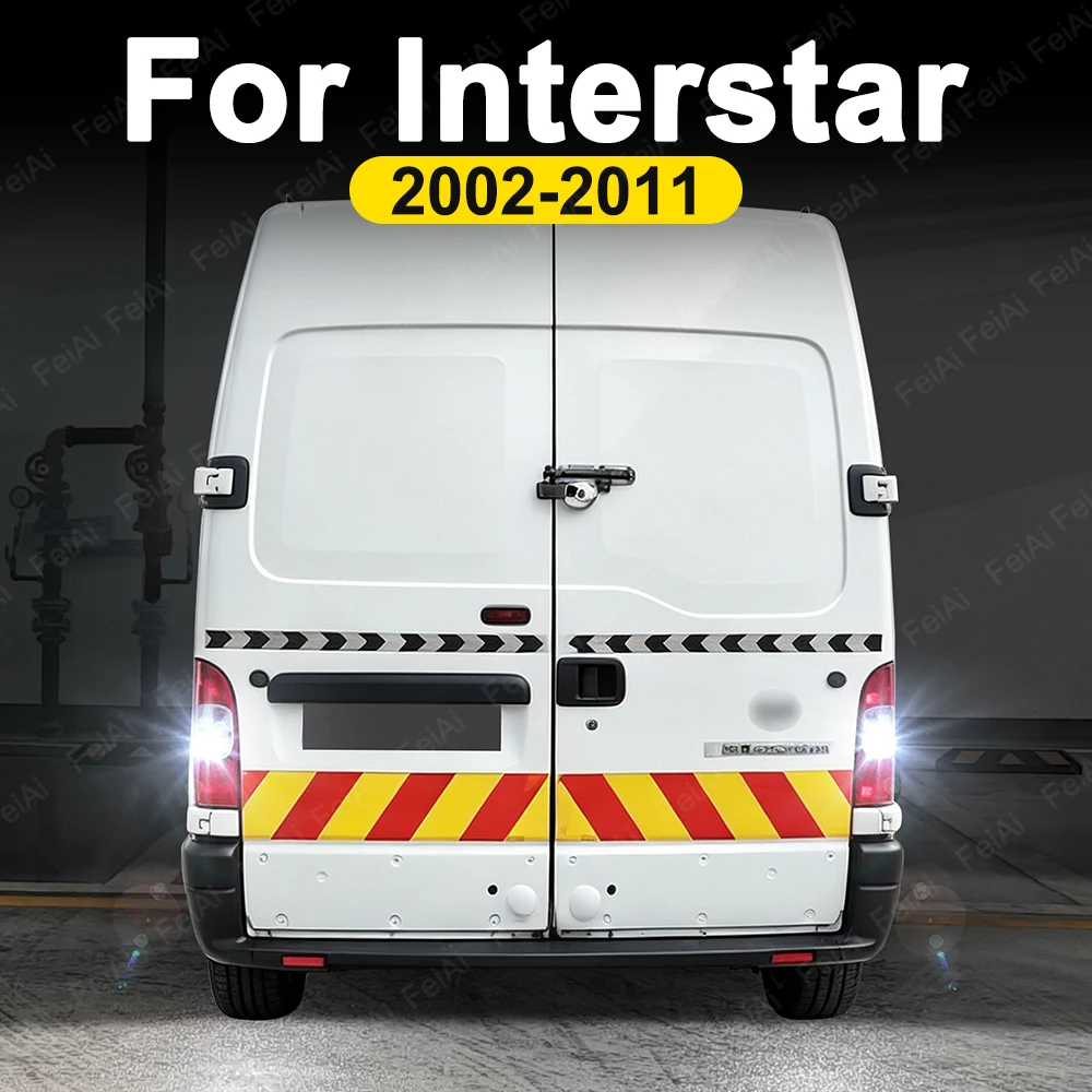 For Nissan Interstar LED Reverse Light Bulb Car Reversing Lights Interstar 2002-2005 2006 2007 2008 2009 2010 2011 Accessories