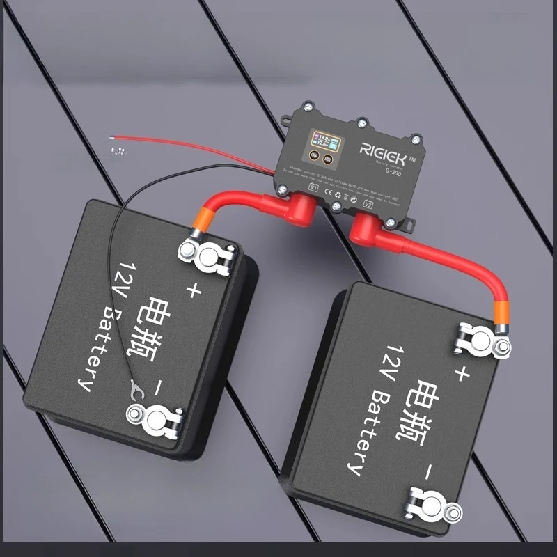 

Автомобильный двойной аккумуляторный изолятор, пульт дистанционного управления, управление через приложение, 12 В, 24 В, двойная батарея, основная и вспомогательная зарядка аккумулятора