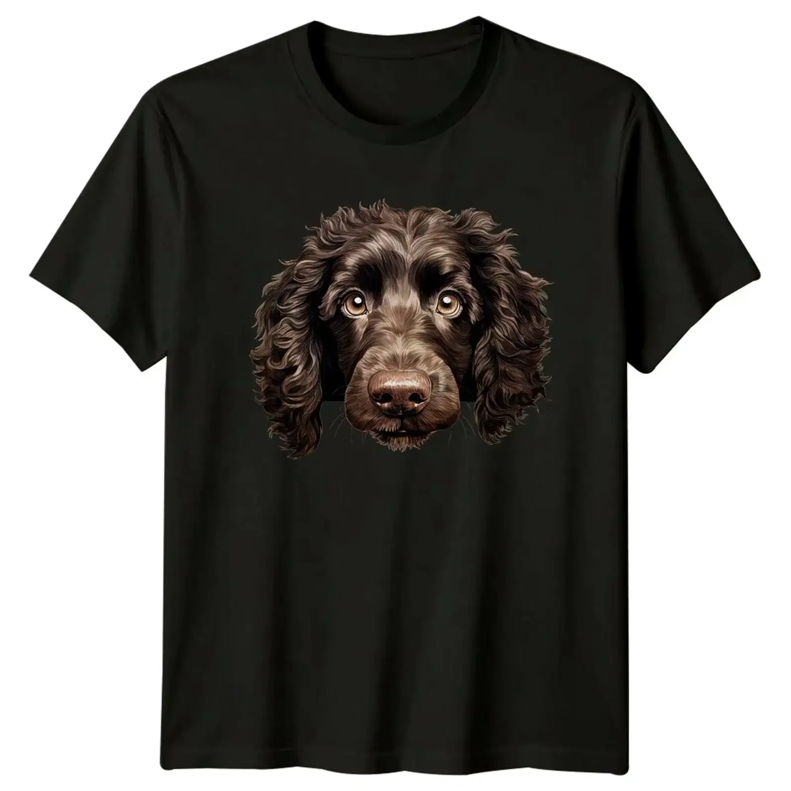 Boykin Spaniel Hunderasse Portrait Style T Shirt vintage Washed graphic Unisex Stretched homme fashion Slightly streetwear