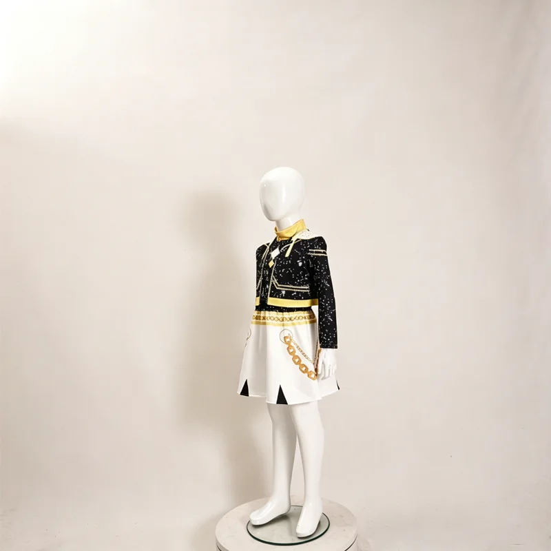 K-pop-Style Childrens Glittery Performance Costumes Ideal for Childrens Day Halloween School Performances And Role-Play Activiti view 4