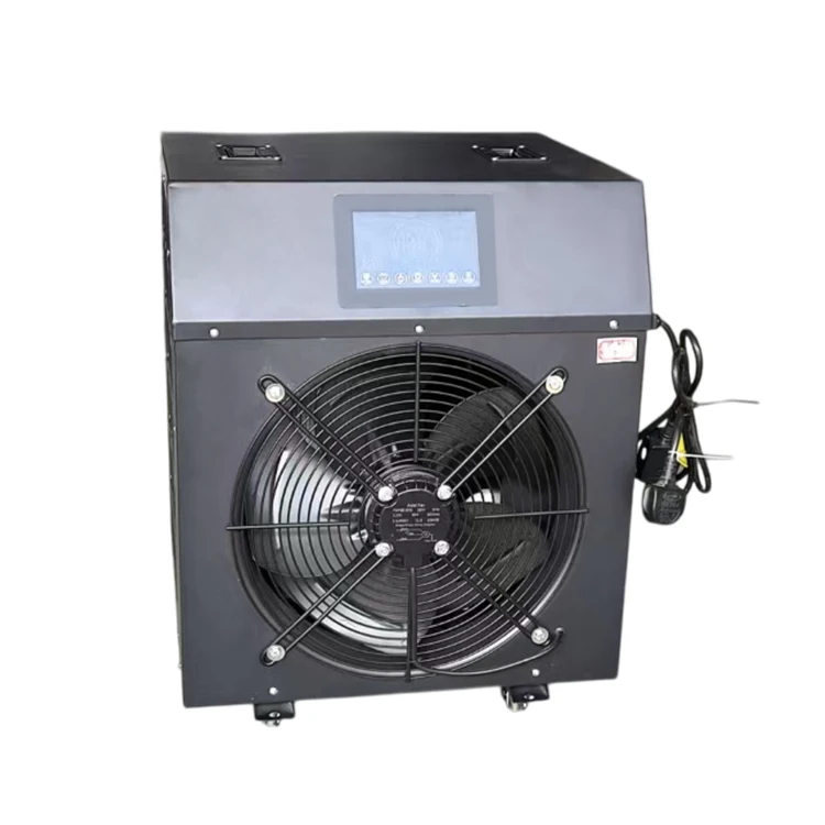 Enfriador de Agua Profesional de 220V y 1HP para Baños de Hielo, Equipo de Baño con Motor y Bomba, para Interiores y Exteriores