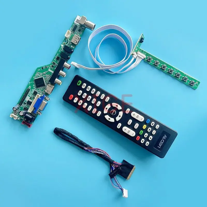 

For LP173WD1 CLAA173UA01A LCD Driver Controller Board LVDS 40-Pin USB+AV+HDMI+VGA Laptop Matrix Kit DIY TV Analog 17.3" 1600x900