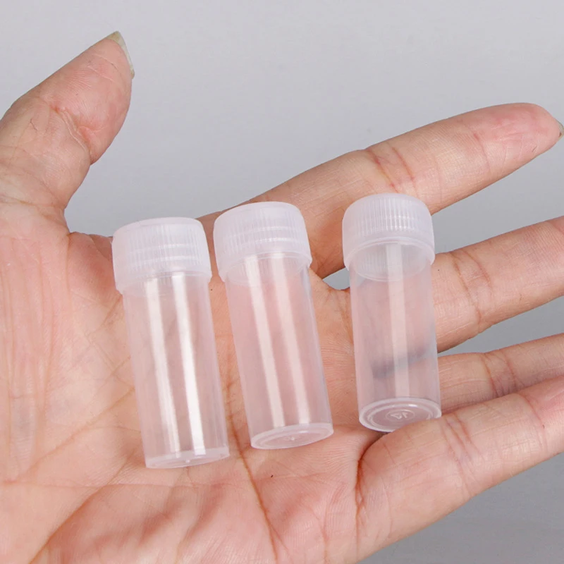 20Pcs 5ml Plastic Bottle Vials Medicine Pill Liquid Powder  Storage Container view 4