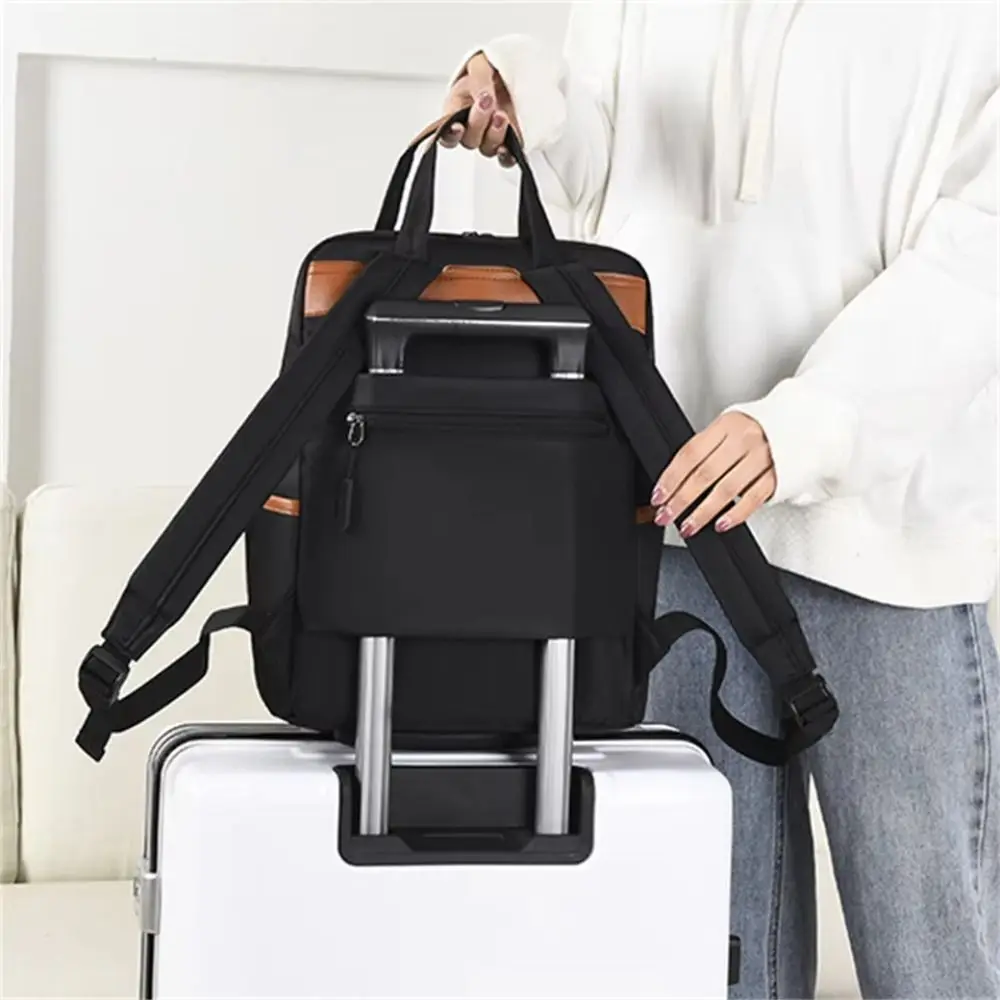 Mochila de estudante à prova d'água, grande capacidade, resistente ao desgaste, mochila de viagem, multicamadas, multifuncional, bolsa para laptop