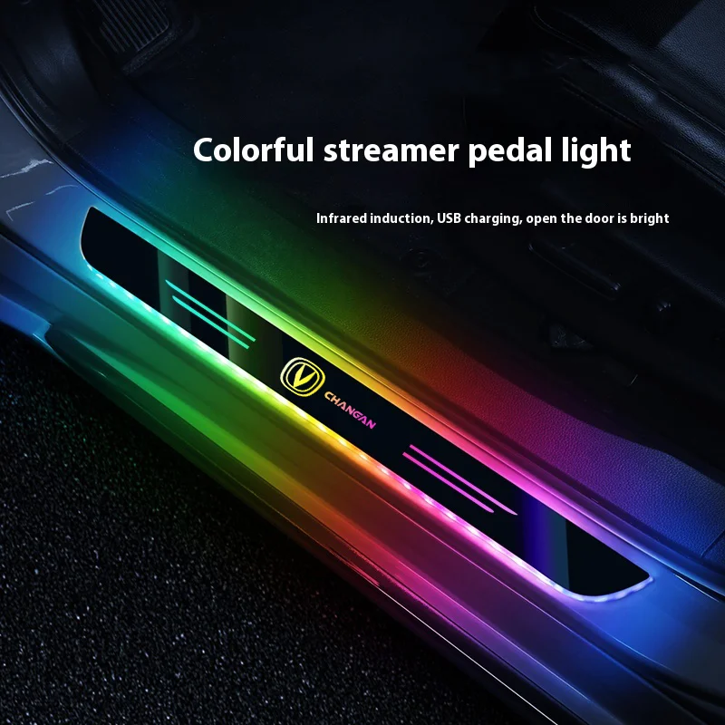 Car LED Wireless Threshold Light For Changan X5 X7 CS35 plus CS85 CS55 Aslvin CS75 CS95 CS70 UNI-K Z V Hunter CS15 CX70 CX20