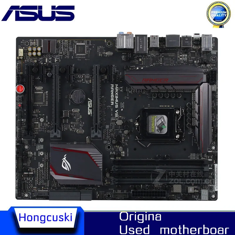 

Используется для ASUS MAXIMUS VIII RANGER ATX, оригинальная материнская плата с разъемом LGA1151, DDR4, 64 ГБ, Z07, настольная материнская плата