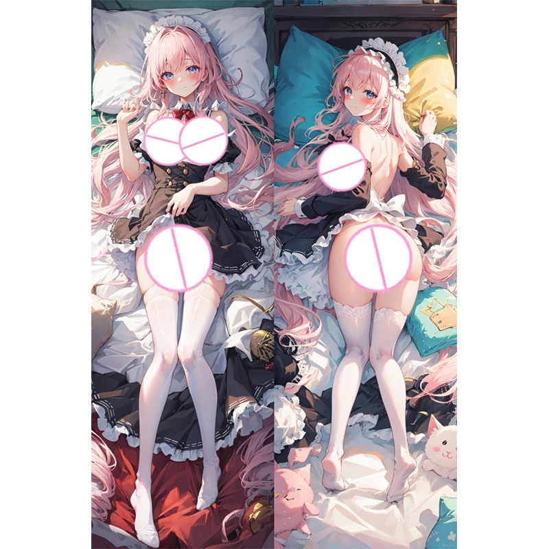 أنيمي وسادة غطاء Dakimakura فتاة جميلة 2 الجانب المطبوعة المعانقة الجسم المخدة غطاء الوسادة الفراش ديكور