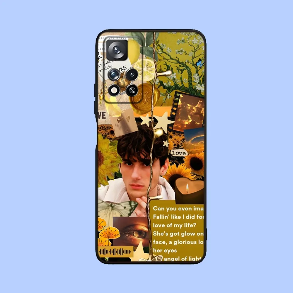 JVKE Golden Hour Phone Case For Samsung Galaxy A13,A21s,A22,A31,A32,A52,A53,A71,A80,A91 Soft Black Cover