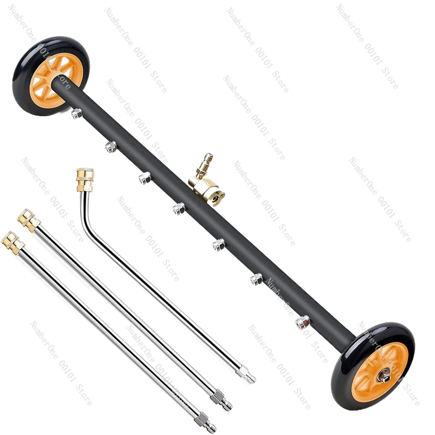 Pressure cleaner water gun 7-hole nozzle Municipal sanitation cleaning ground nozzle