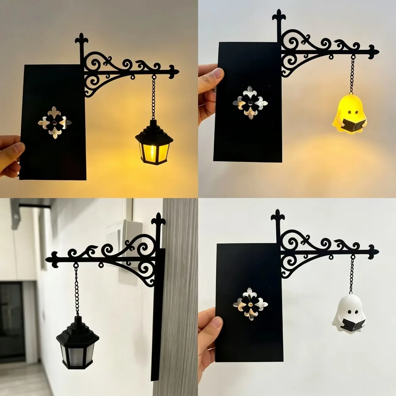 Retro Library Lantern Decorative Bookshelf Lighting Creative Book Nook Decor Mini Night Light Reading Bookshelf Lamp Ornament view 3