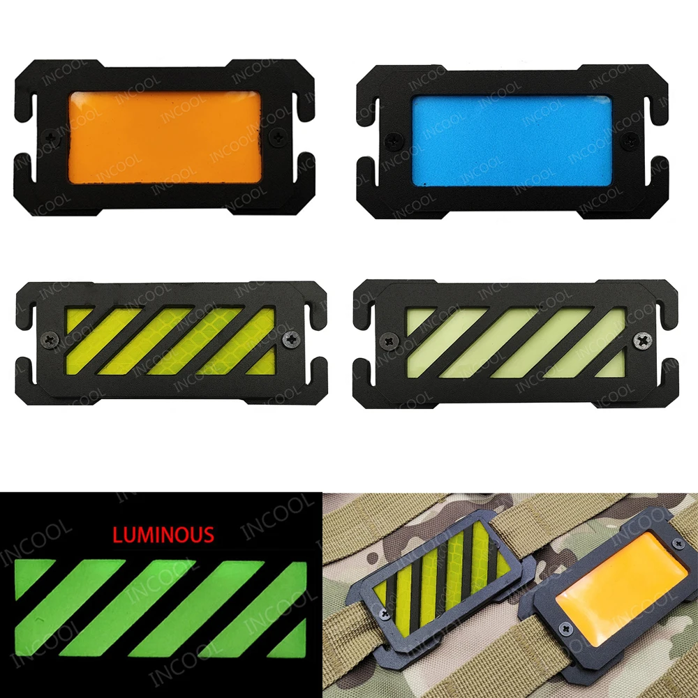 Identify Safety Outdoor Mark Strip Luminous Glow In Dark Reflective Patch Vest Equipment Backpack Accessories