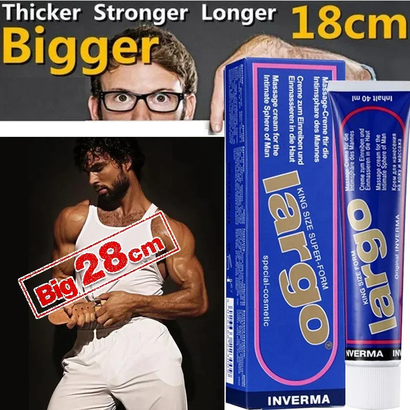 40 Ml Largo Herbal Cream Big Penis Enlargement Cream for Men Enlarge Penis Grow Thicker Stronger Aphrodisiac Great Big Dick