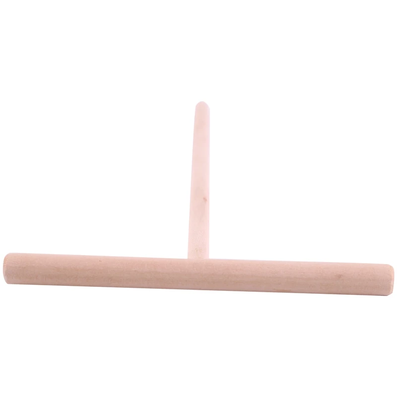Praktischer T-förmiger Crêpe-Maker, Pfannkuchenteig, Holzverteiler, Stick, Heim- und Küchenwerkzeug-Set, DIY-Verwendung, 1 Stück