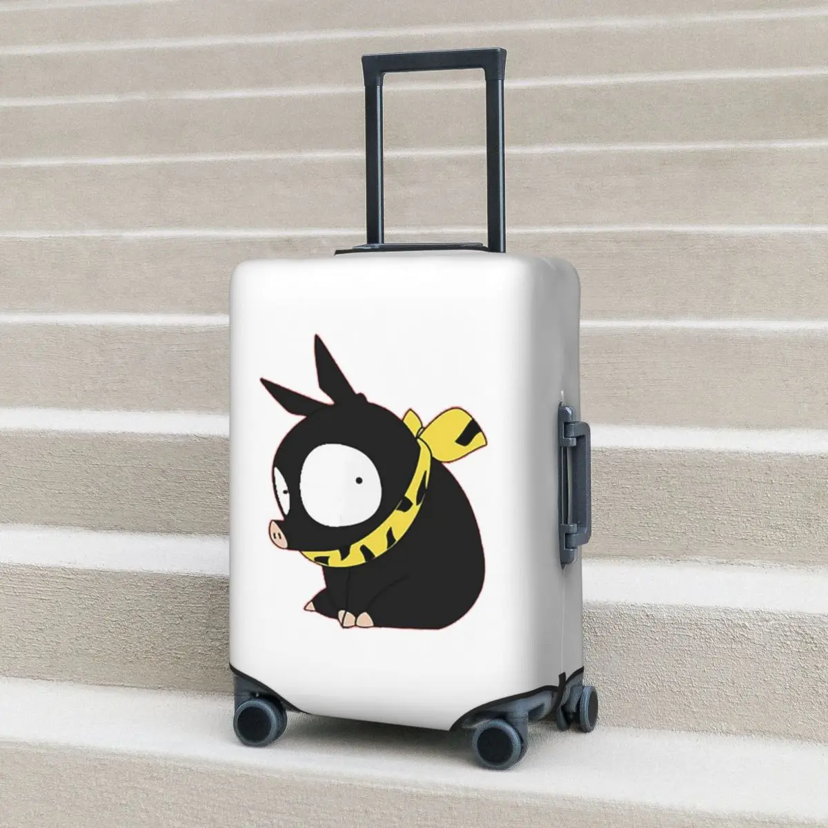 

P Chan Ranma Suitcase Cover Protection Elastic Travel Luggage Protector Covers for 18-32 Inch