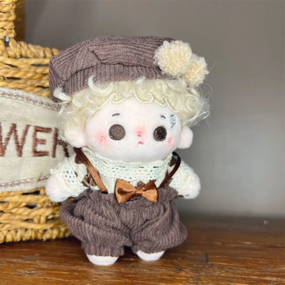 Pretty Doll Clothes Retro Skirt Overalls Set Replacement Outfit Miniature Dress Suit Cute Changing Dressing Game Dolls Clothes