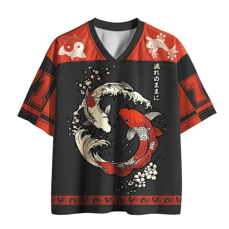2026 Japanese Star-designed Popular T-shirt - Koi Zenith Speed-Drying Breathable Style T-shirt