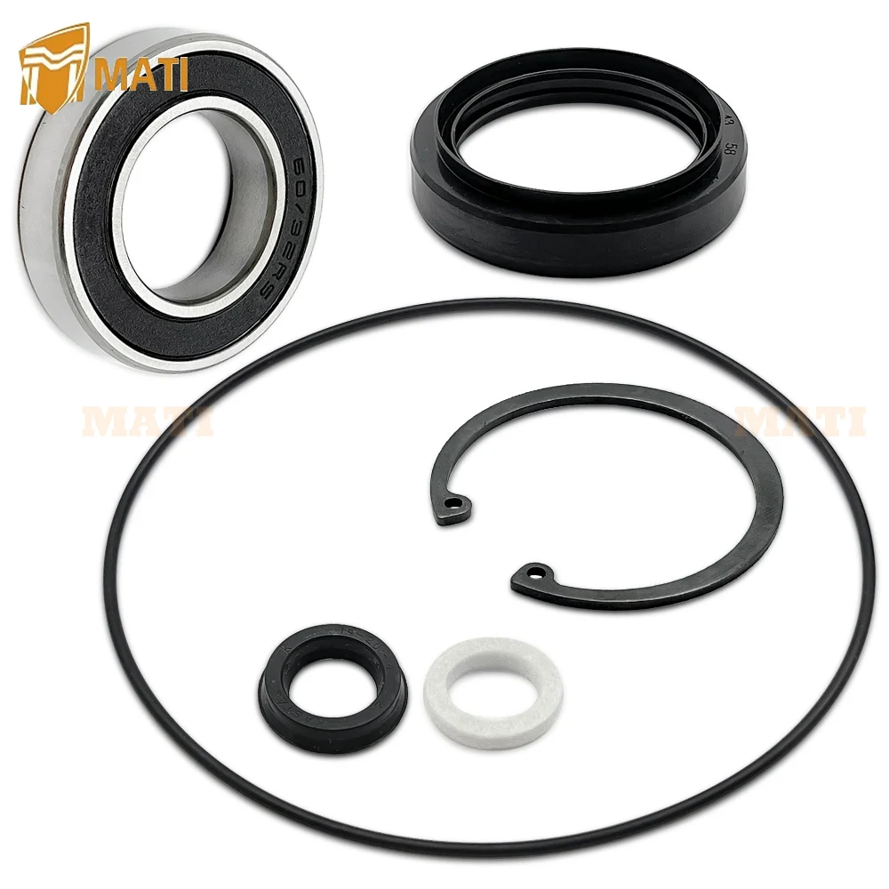 MATI Rear Brake Drum Bearing Seals O-Rings Kit for Honda Recon 250 TRX250 TRX250EX TRX250X 1997-2021 91055-HA0-681 91355-HM8-003