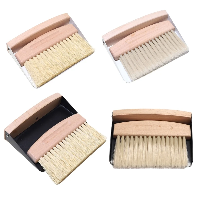 Natural Small Cleaning Dustpan Brush Set Suitable for Table and Floor Drop Shipping