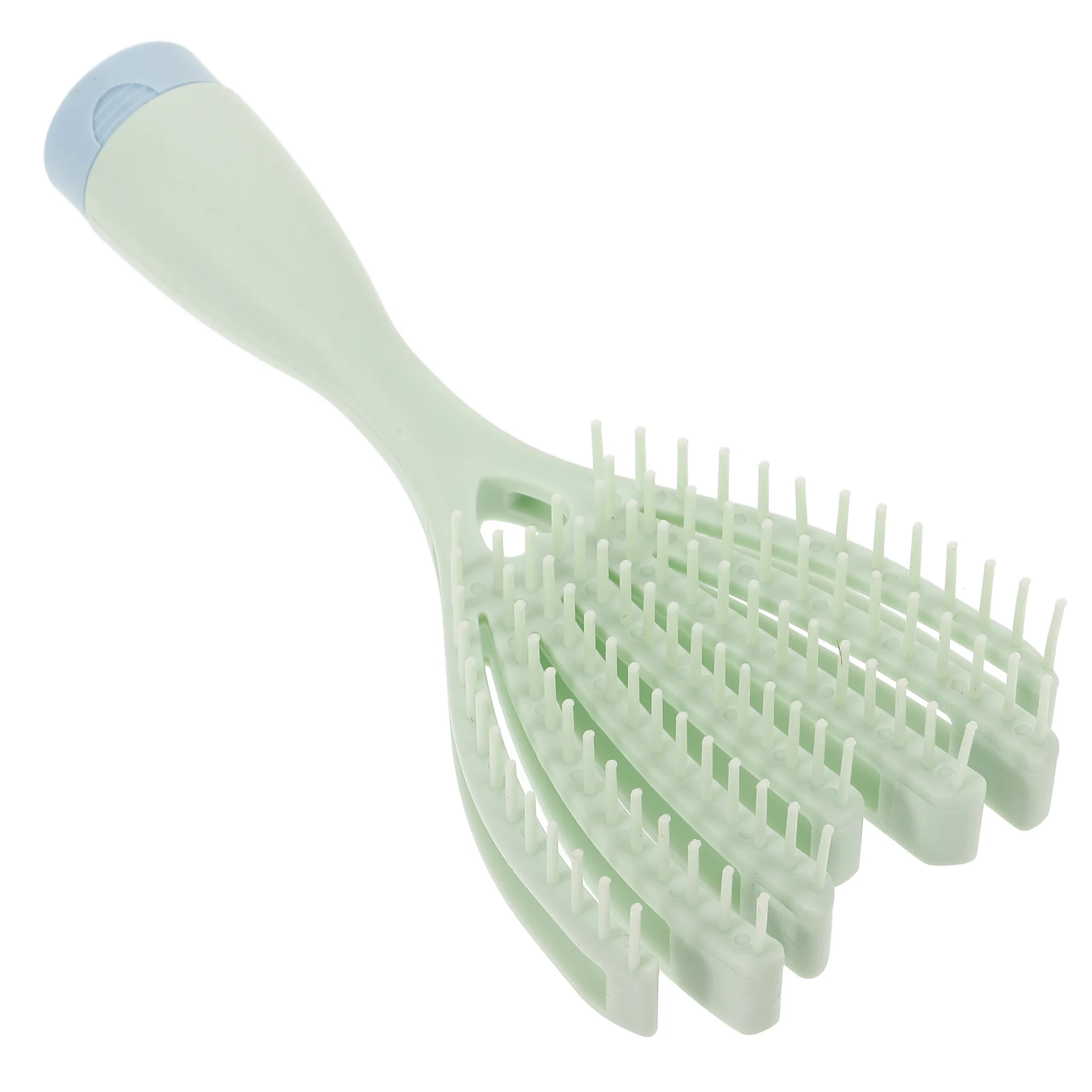 

Hair Brush Wet Dry Comb Detangler Portable Travel Fine Bristle Smooth Scalp Gentle Durable Curly Hair Pocket Hairbrush