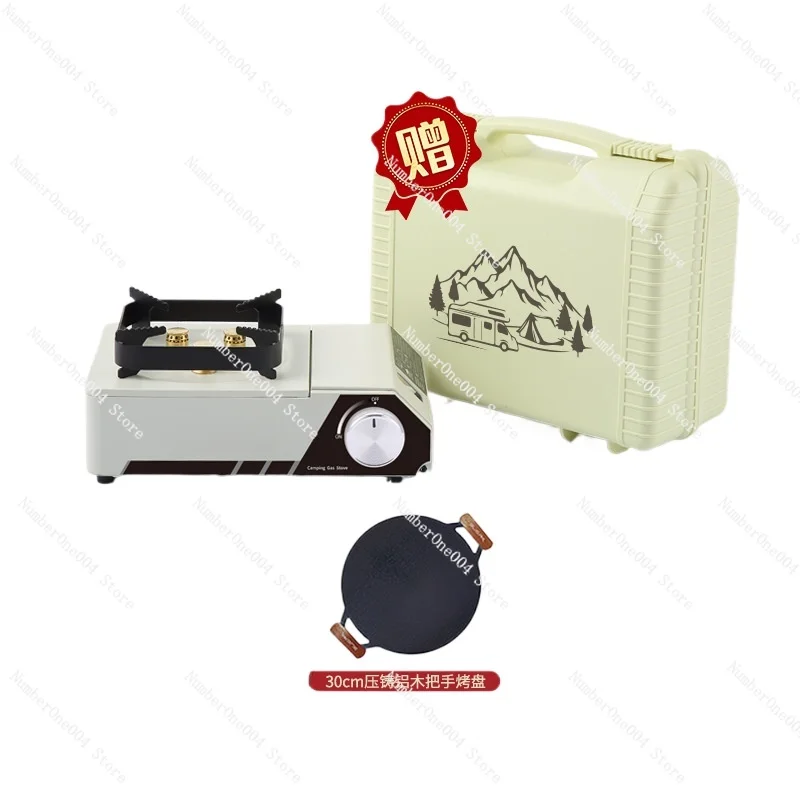 Applicable to Outdoor Integrated Portable Cassette , Gas , Magnetic , Windproof Gas Stove