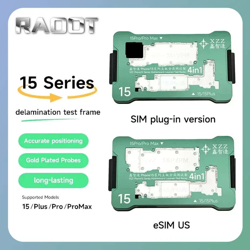 XZZ Motherboard Function Testing Logic Board For iPhone 15 Plus Pro Promax Series Upper and Lower Middle Frame Tester Fixture