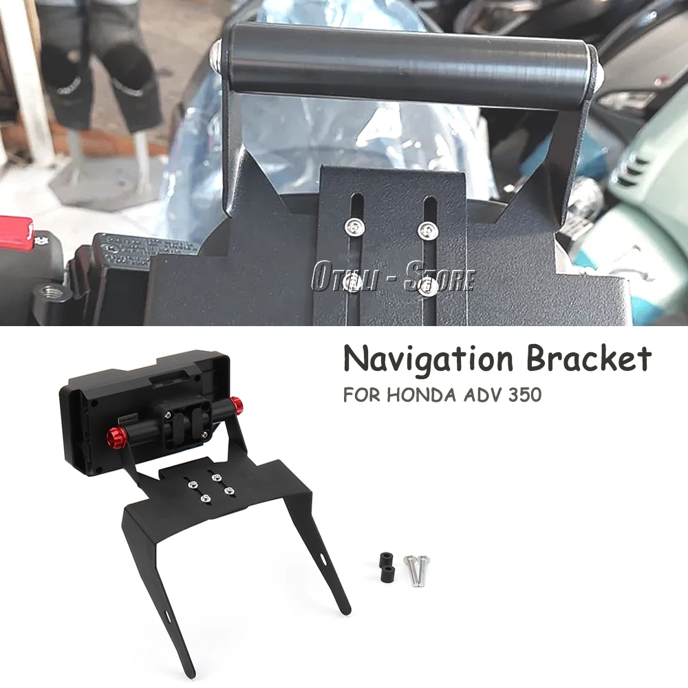 For HONDA ADV350 Adv350 ADV 350 2021 2022 2023 Motorcycle New Metal Navigation Bracket Front Bar Phone Holder GPS Mount Fit