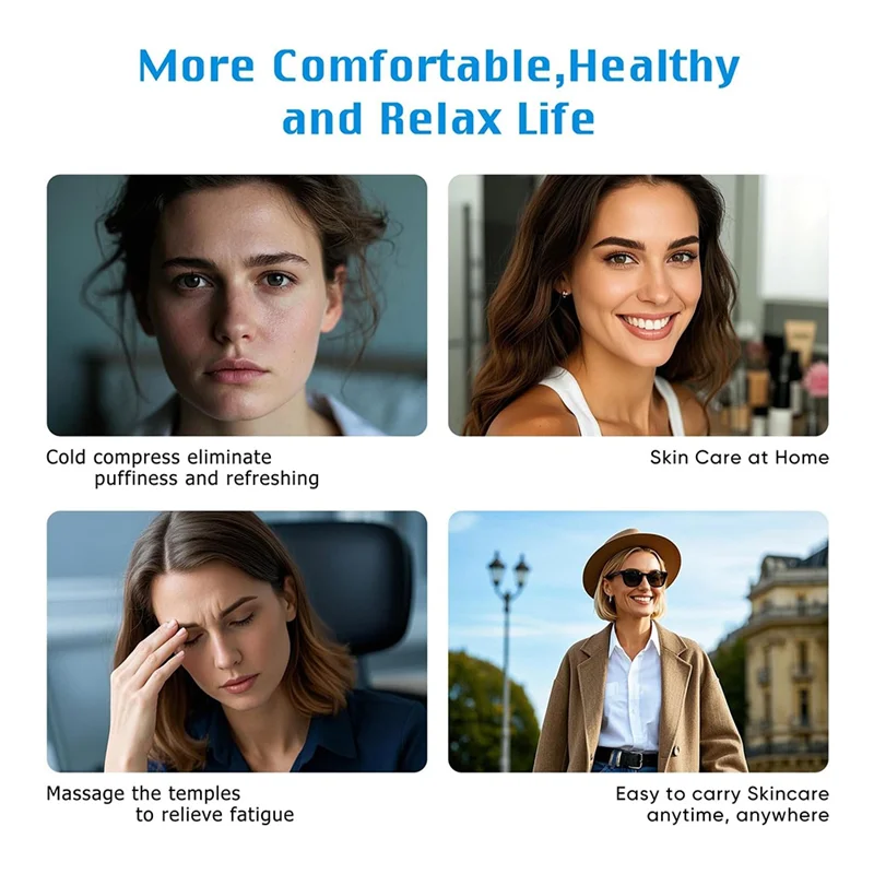 【ABODE】Koude Warmte LED Gezicht Beeldhouwer Massager Rood Licht Therapie Voor Gezicht Hals Oog Lifting Verstevigende Depuffing Huidverzorging Apparaat