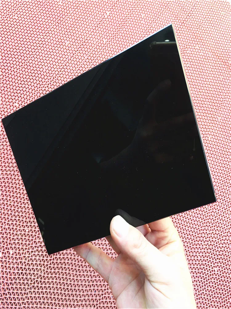 18cm Natural crystal obsidian rectangular decorative items for home decoration