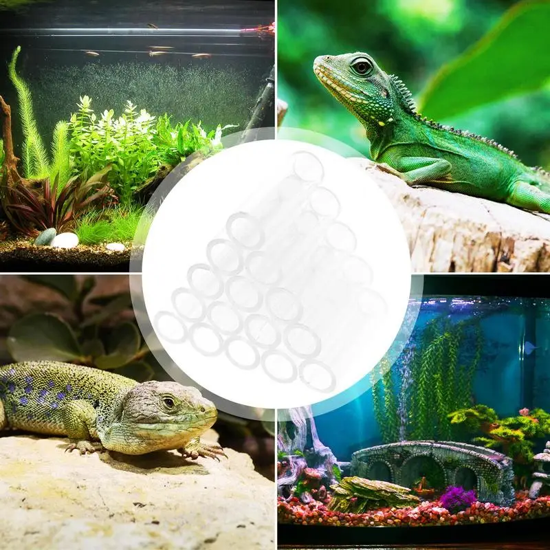 Shrimp Breeding Tube Aquarium Acrylic Shelter For Small Shrimp Transparent Tube Fish-Shrimp Habitat Hiding Cave Hideaway Pipe