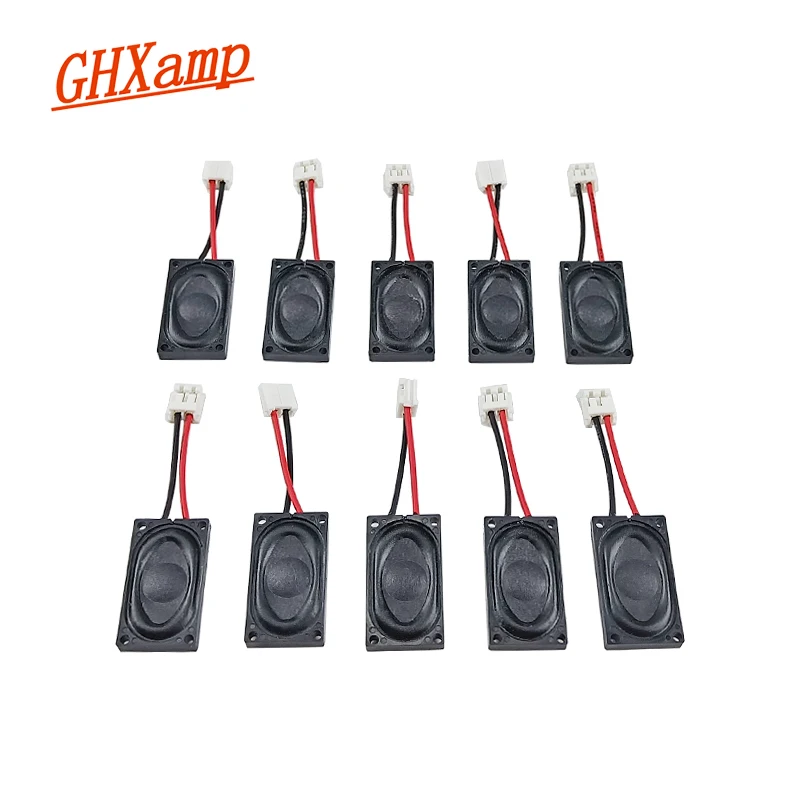 10PCS GHXAMP 25*15mm Laptop Small Horn 2515 Heat resistant Paper Voice Coil 1525 Thickness 5mm 4OHM 2W