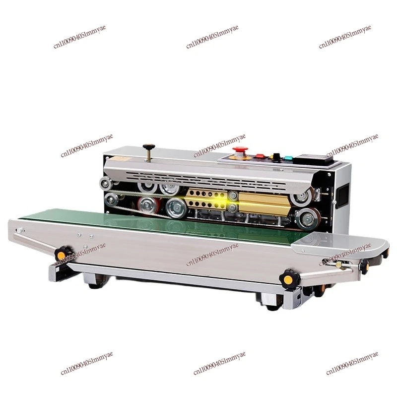 

Continuous sealing machine Automatic film sealing machine Commercial aluminum foil food snacks