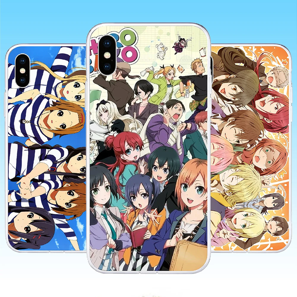 For Moto One Hyper E7 G8 Power Lite Z2 Force Pro Action Vision Fusion Edge Plus Case Soft TPU Japan Anime Group Phone Case Cover