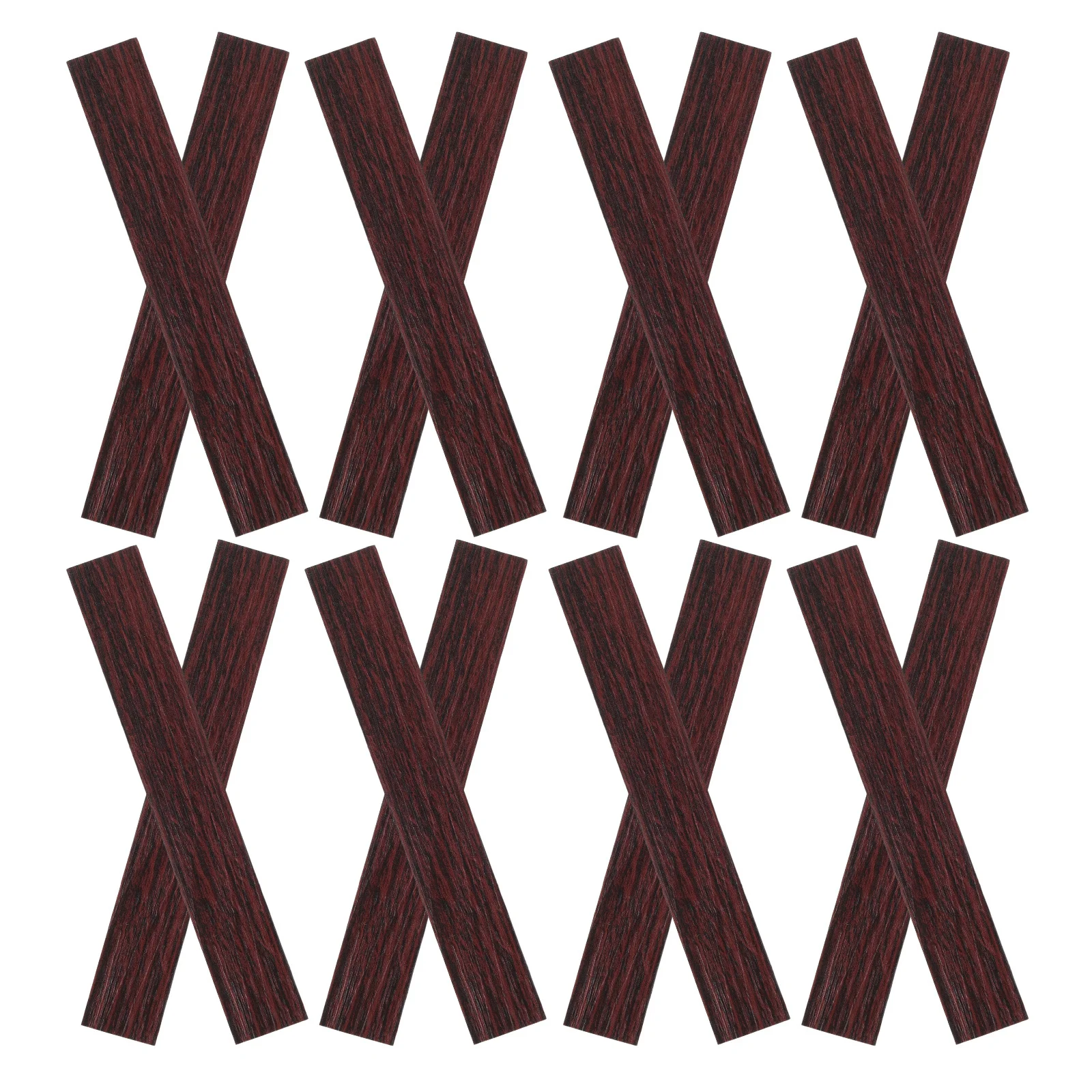 

40pcs Miniature Flooring For Dollhouses Realistic Wood Grain Floorboards 1:12 Scale Peel Stick Wooden Floor Sheets Dollhouse