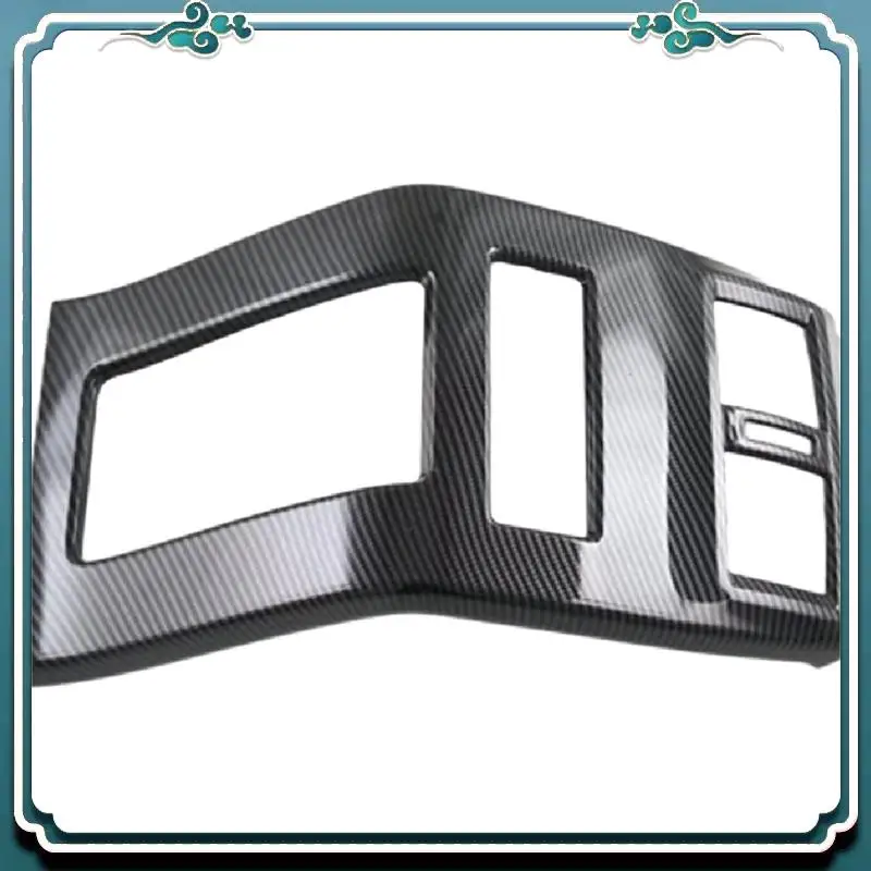 

ABTU-автомобильная задняя выхлопная вентиляционная панель, рамка из углеродного волокна, декоративные наклейки для Mitsubishi OUTLANDER 2022-2023