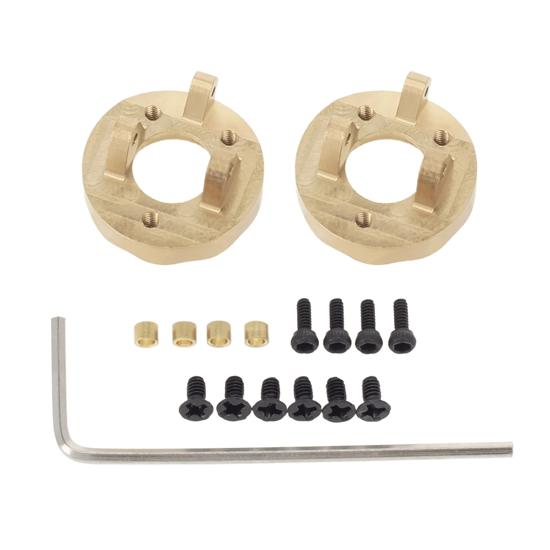 Brass Steering Cup Rear Counterweight Brake Disc For KYOSHO Miniz Mini-Z Jimny FMS Hilux Wrangler 1/18 1/24 RC Car