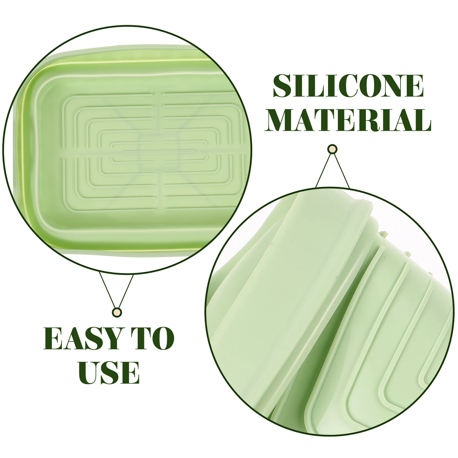 

Reusable Foldable Air Fryer Silicone Liner Non Stick Heat Resistant Baking Mat Easy Clean Air Fryer Silicone Pad