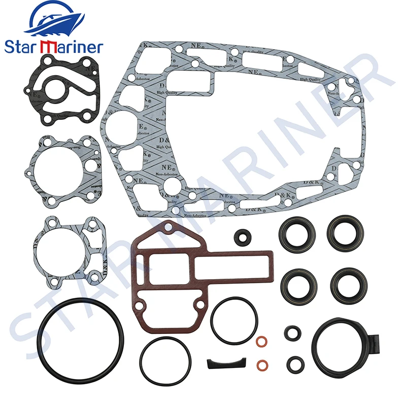 Kit guarnizioni unità inferiore 688-W0001-22 per motore fuoribordo Yamaha 1999-2010 75-90HP 4 tempi (R157) 688-w0001-20 688-W0001-22-00