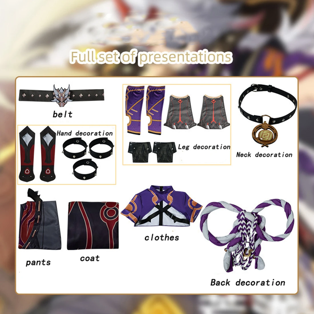 Arataki Itto Cosplay Costume pour hommes et femmes, Anime Game Genshin Impact, Perruque, Uniforme, Unisexe, Halloween