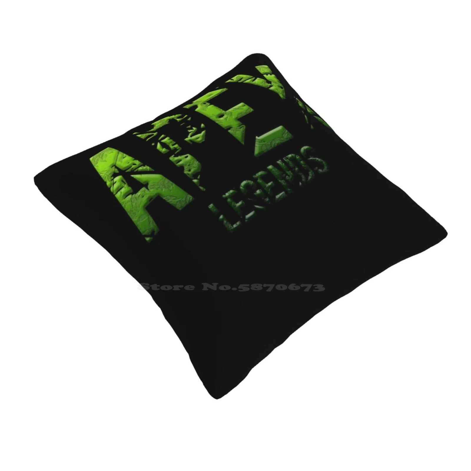 Apex Legends-Gradient ( Green ) Pillow Cover Hug Pillowcase Apex Legends Gear Eighties Synthwave Aesthetic Miami Outrun Mirage