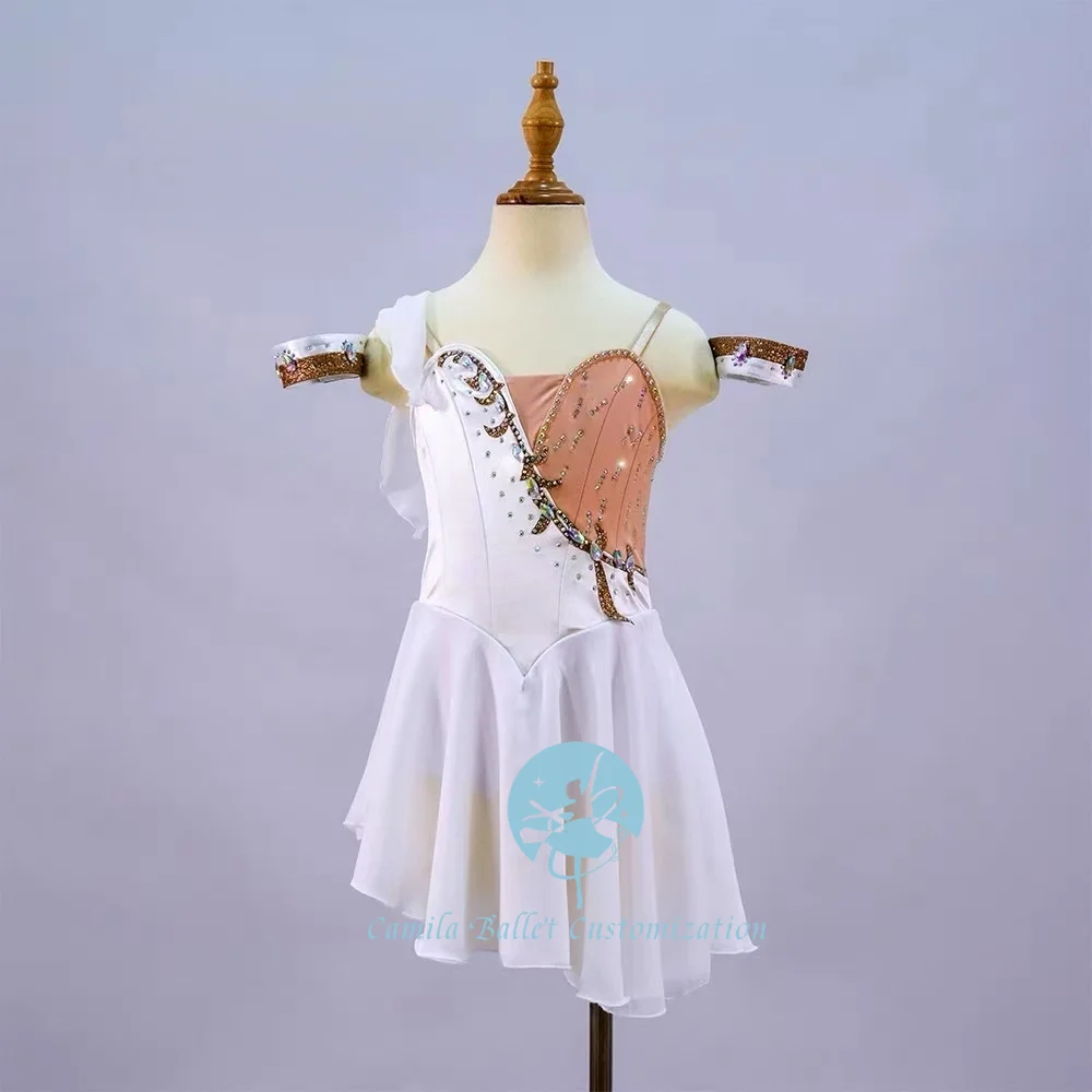 

New pure handmade custom-made Love Cupid Magic Variety Ballet Competition Performance Chiffon Skirt Adults and Children