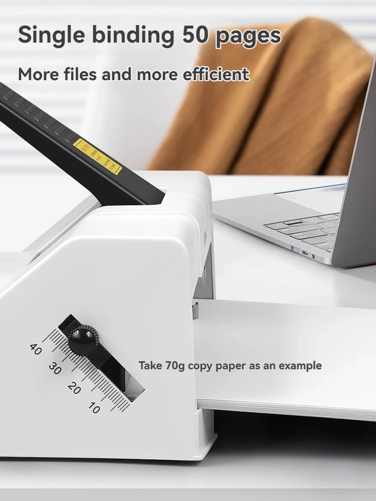 Double Hole A3 Office Saddle Stitch Stapler, Saddle Stitch Artifact,double Row Thickened and Extended Adjustable Binding Machine
