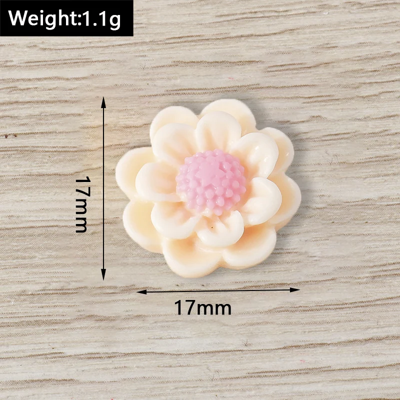 Tusember 15 قطعة سلسلة الوردي المختلط لطيف فراشة زهرة القوس القلب سحر الراتنج شقة الظهر DIY بها بنفسك جراب هاتف اكسسوارات الاطفال اللعب #4