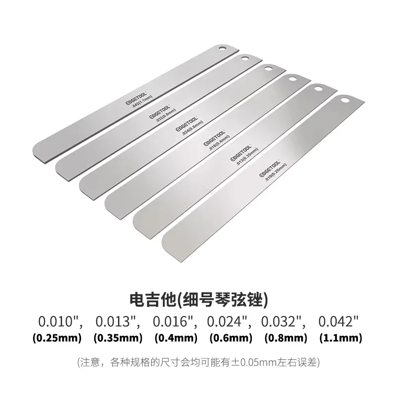 High Precision Guitar Nut Files Electric Guitar String Nut sanding String spacing adjustment Repair Guitar Making Tool image 3