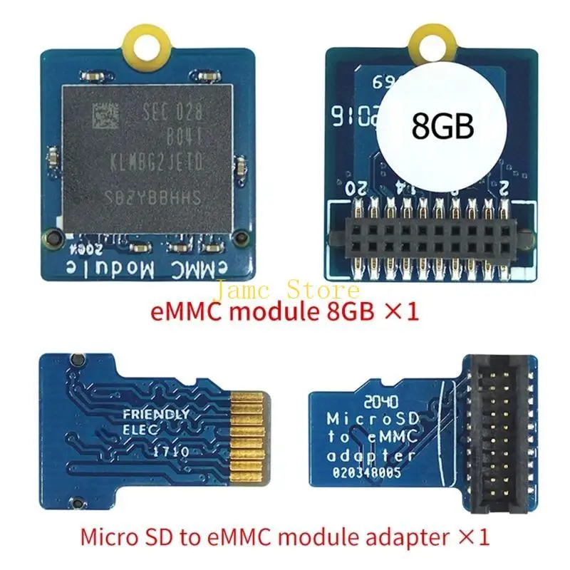 LX0B EMMC Module 8GB 16GB 32GB 64GB with Turn EMMC Adapter Replacement Part
