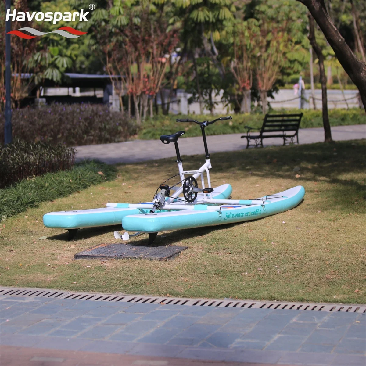 Bicicleta acuática para conducción al aire libre para parques acuáticos, mares, lagos, diversión duradera para barcos