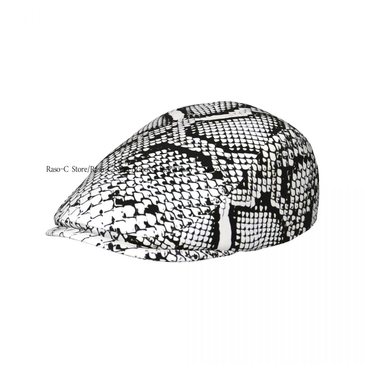Grunge Abstract Snake Men Women Newsboy Cap Classic Forward Hat Ivy Flat Cap Daily Hat