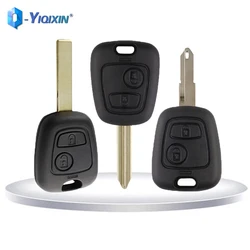 Remote Car Key Shell For Citroen C1 C2 C3 C4 Saxo Xsara Picasso Berlingo For Peugeot 106 107 307 206 207 306 406 407 Uncut Blade